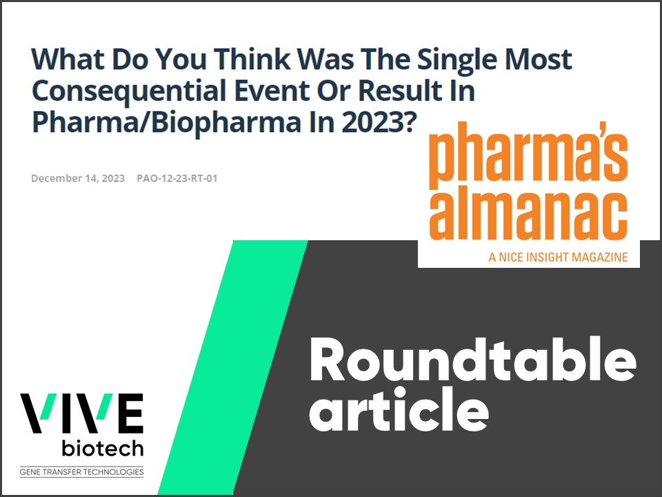 VIVEbiotech participa en artículo de Pharma’s Almanac