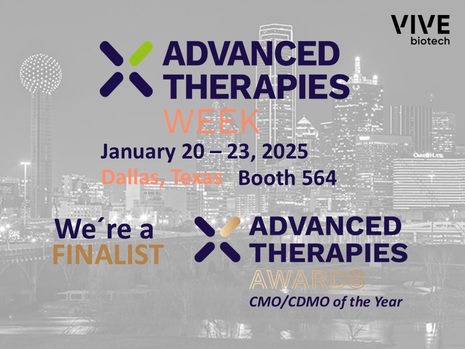 VIVEbiotech expondrá en el Advanced Therapies Week en Dallas