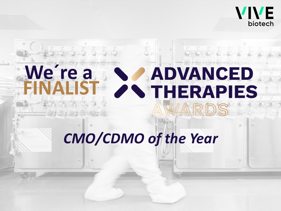 VIVEbiotech named finalist for CMO/CDMO of the Year at Advanced Therapies Awards