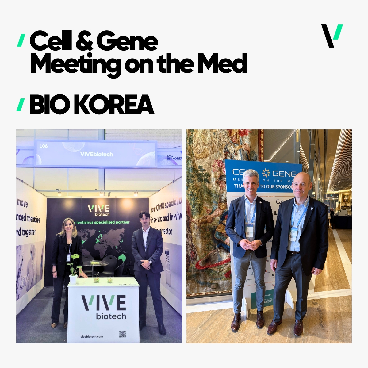 VIVEbiotech takes part in two key cell & gene therapy events in Europe and Asia
