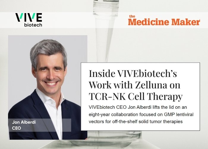 The Medicine Maker spotlights the VIVEbiotech-Zelluna collaboration advancing off-the-shelf cell therapies for solid tumors