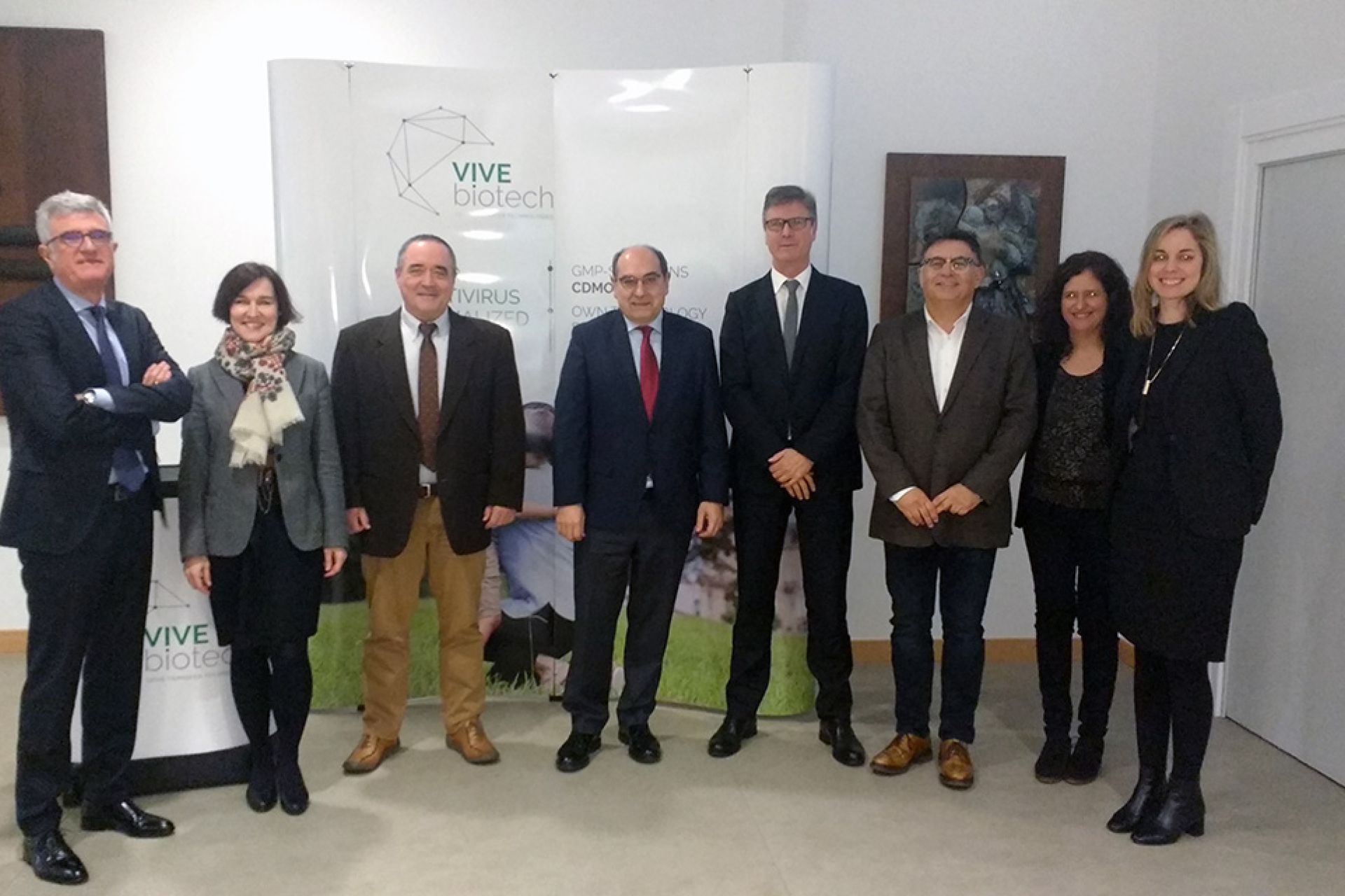 The Regional Minister of Health of the Basque Government visits VIVEbiotech