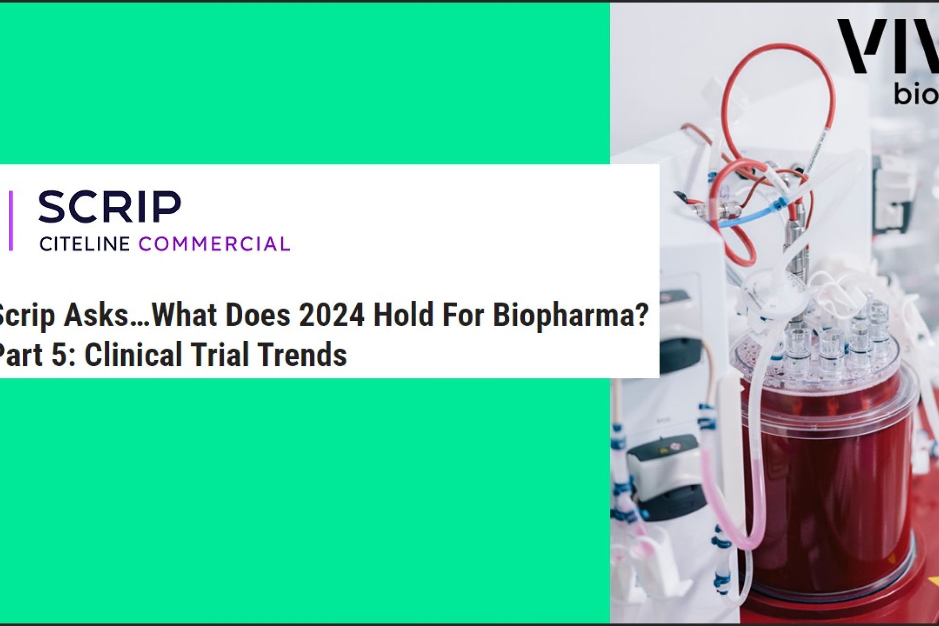 Scrip Citeline Commercial recoge las predicciones de VIVEbiotech para el 2024