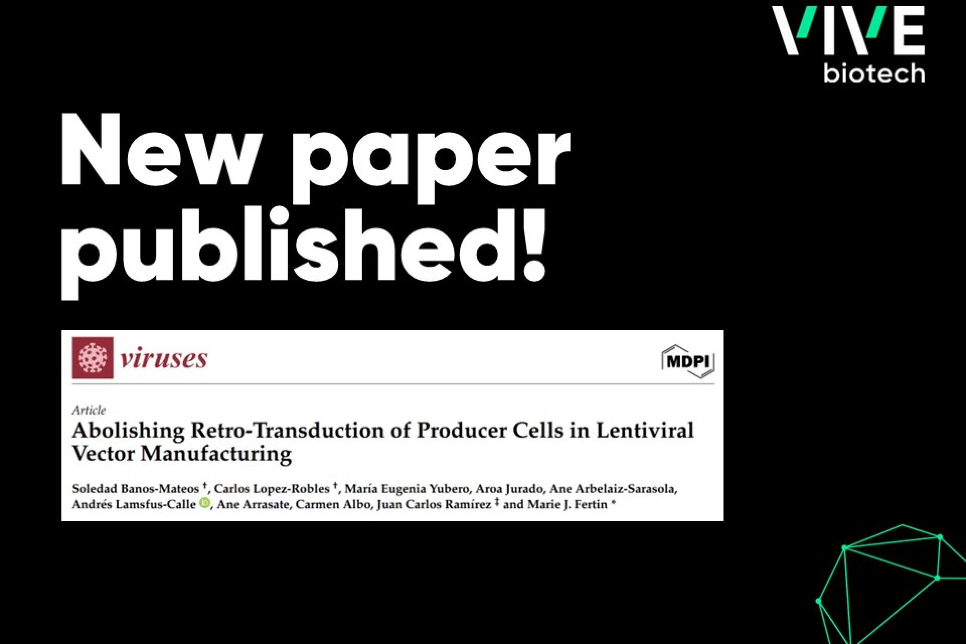 Nuevo artículo científico publicado en la revista Viruses