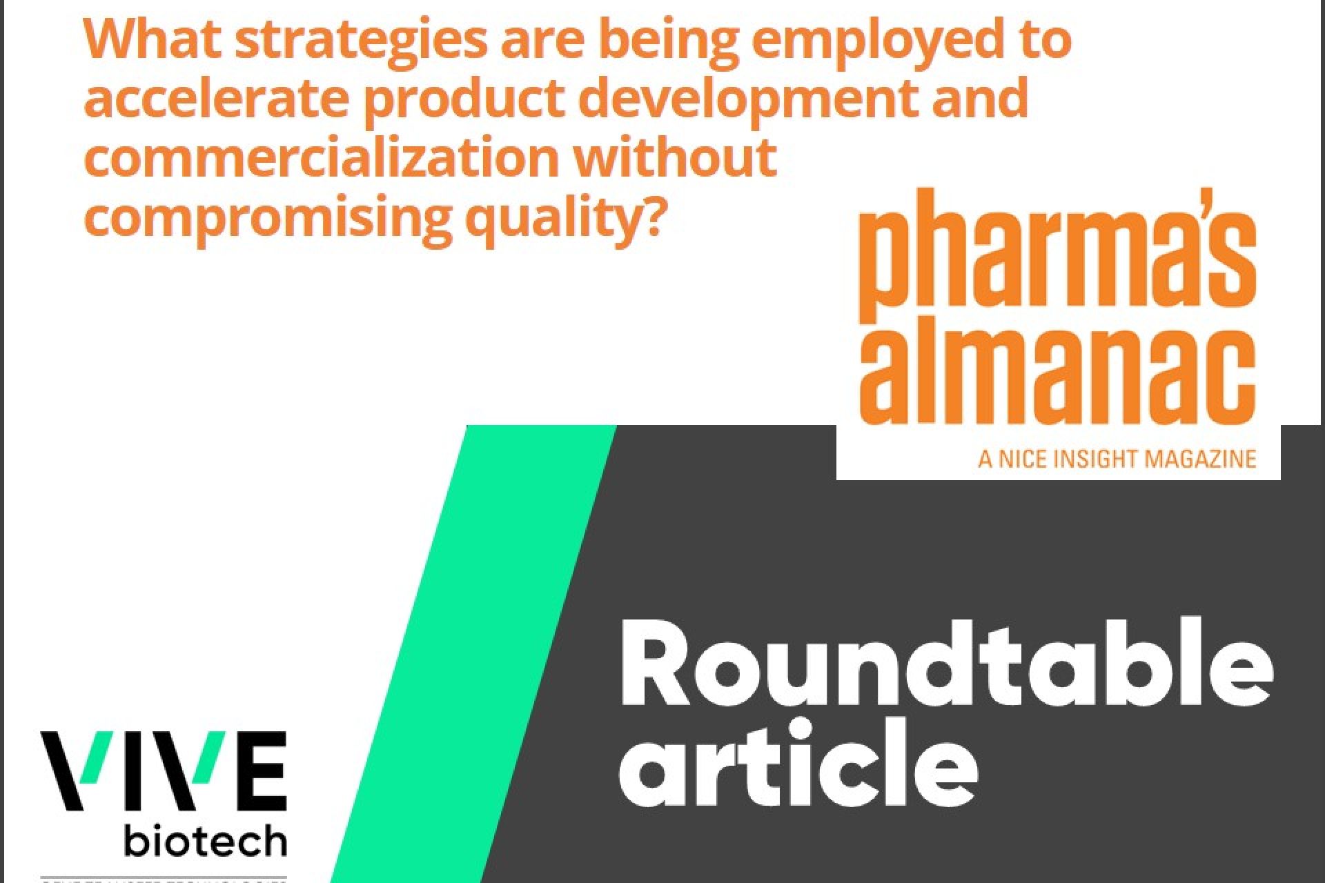 VIVEbiotech contribuye a un artículo en Pharma’s Almanac