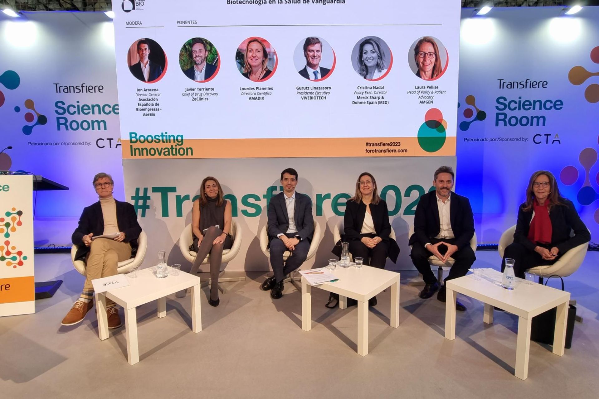 Gurutz Linazasoro, CEO of VIVEbiotech, participates at Transfiere