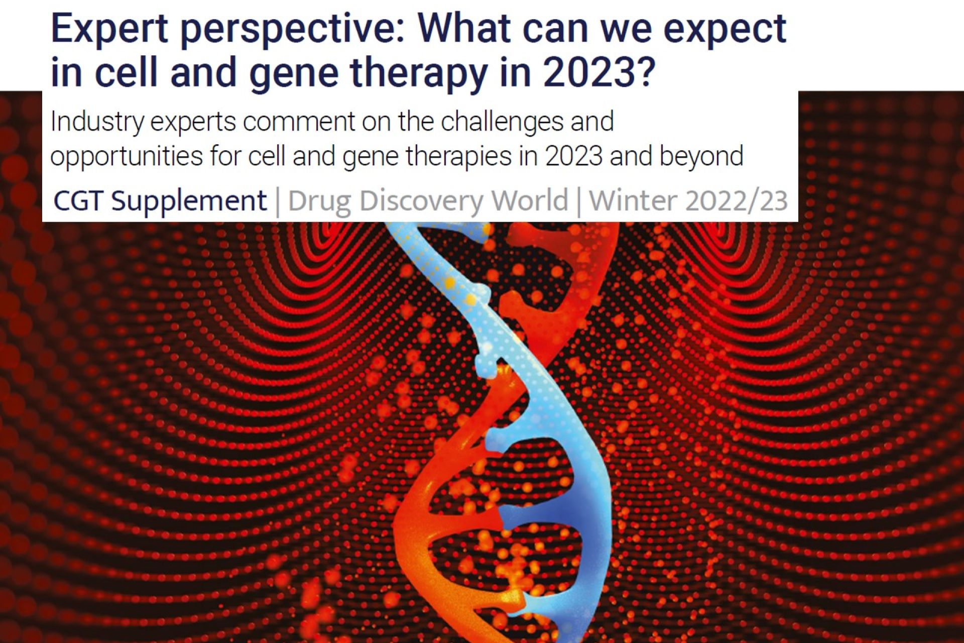 VIVEbiotech figura en una guía de Drug Discovery World