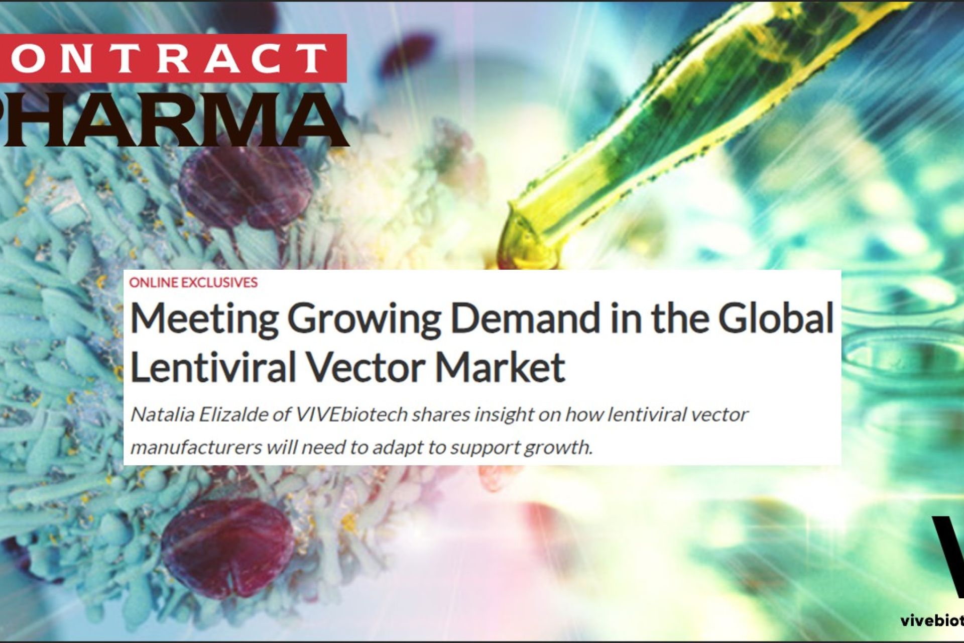 Artículo en Contract Pharma