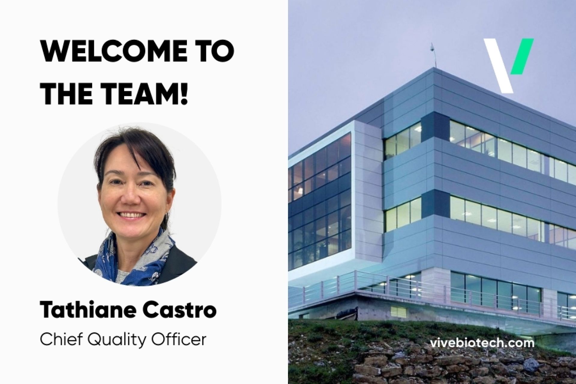 VIVEbiotech welcomes Tathiane Castro as new Chief Quality Officer