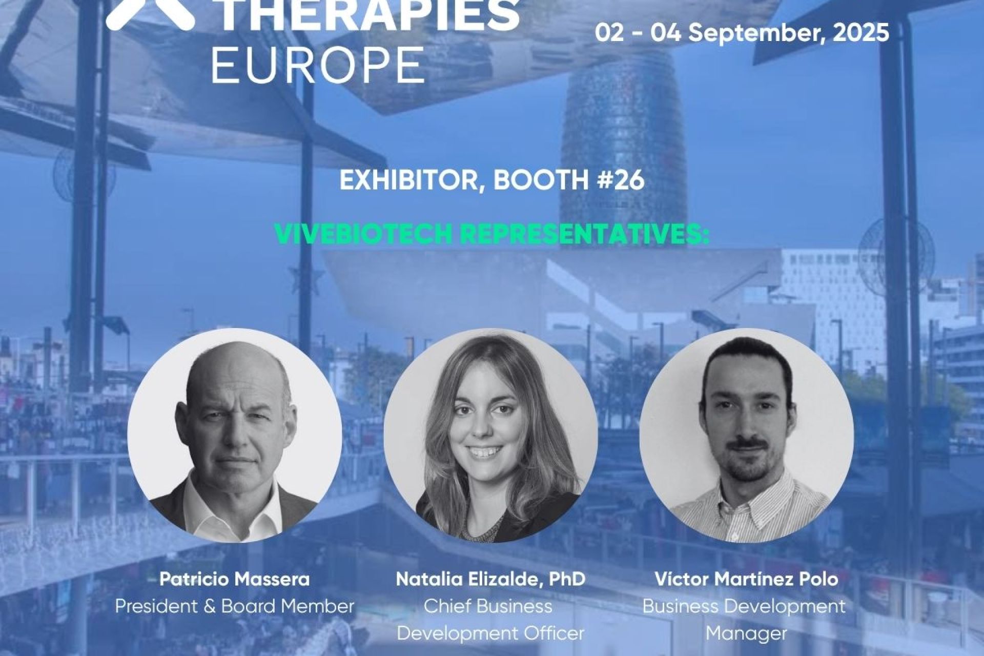 VIVEbiotech to Exhibit at Advanced Therapies Europe 2025 in Barcelona