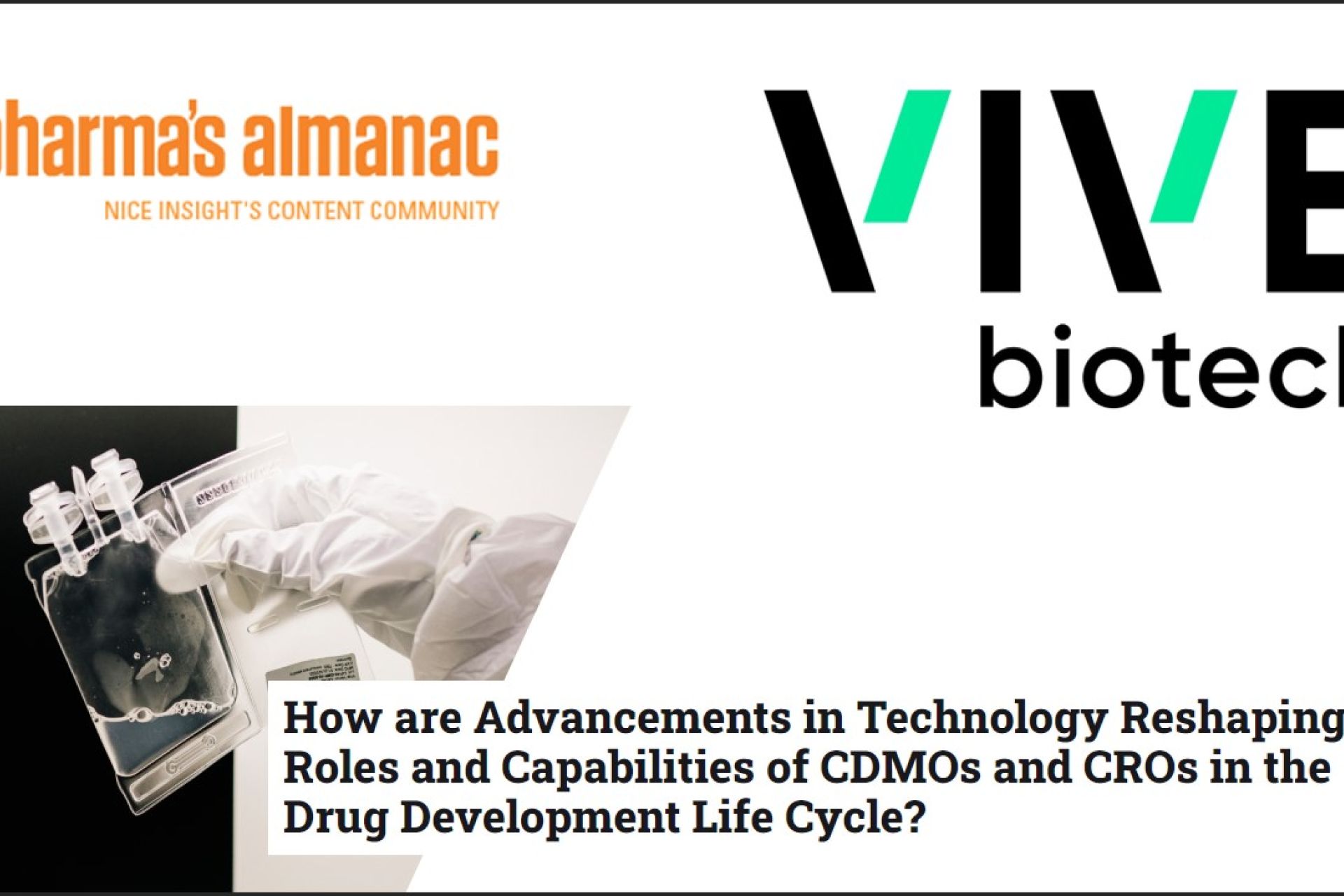 Análisis de los avances tecnológicos en las CDMO: perspectivas en Pharma’s Almanac