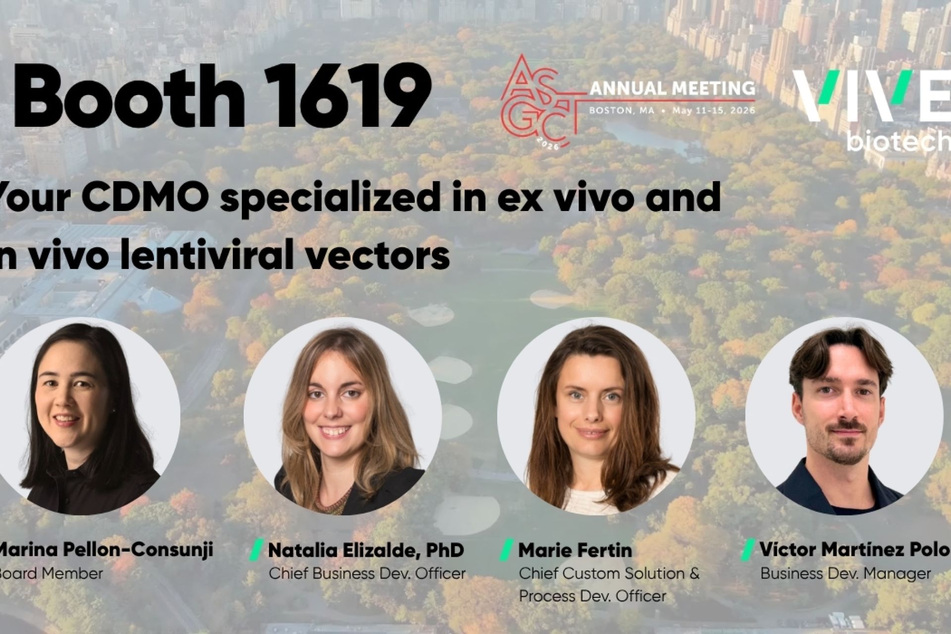 VIVEbiotech at ASGCT 2026: Science and Collaboration