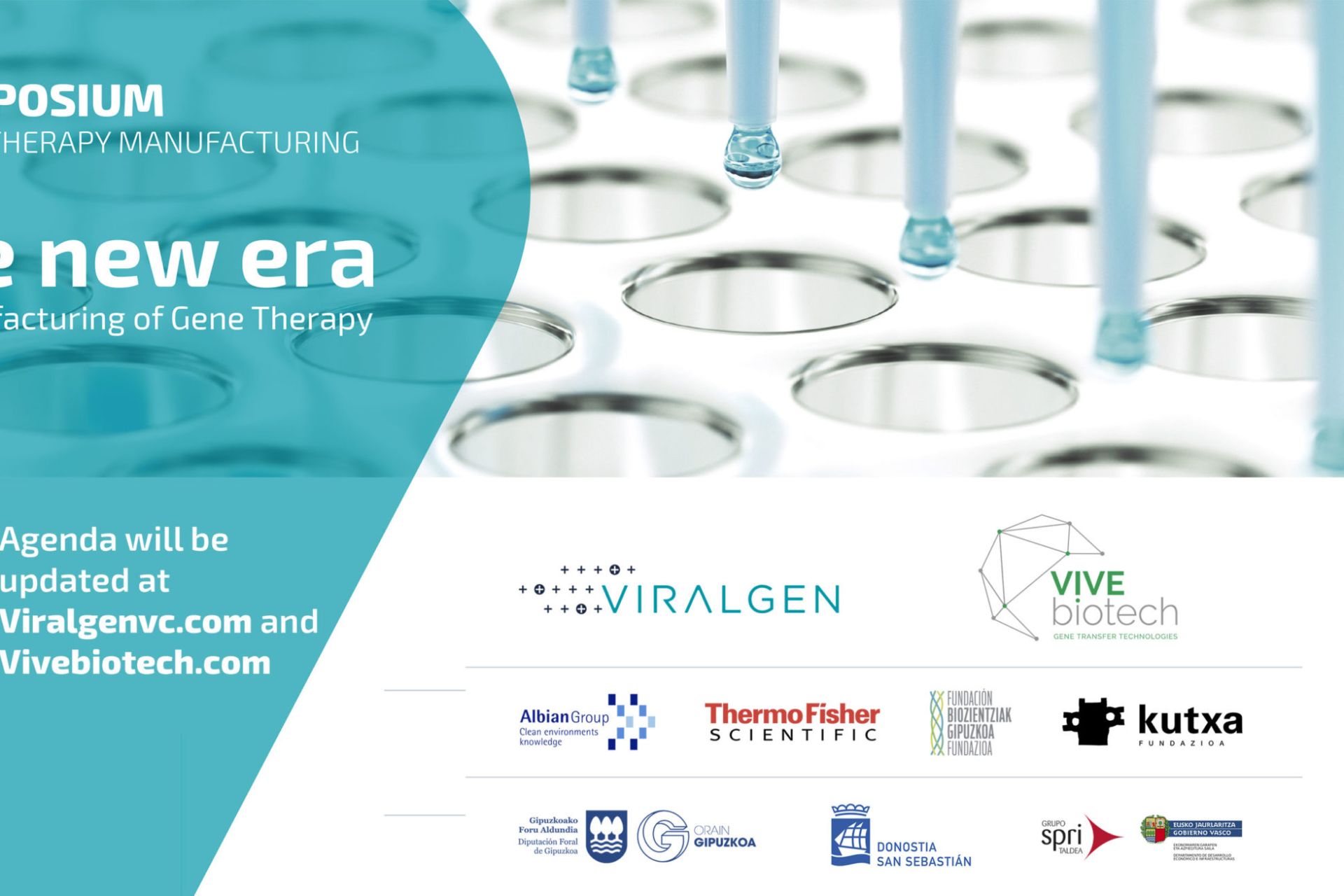 VIVEbiotech and VIRALGEN organize the I Symposium on Gene Therapy Manufacturing