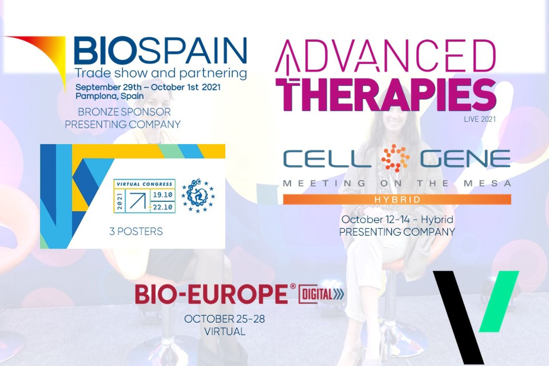 Successful participation of VIVEbiotech in five international meetings in the last half of the year