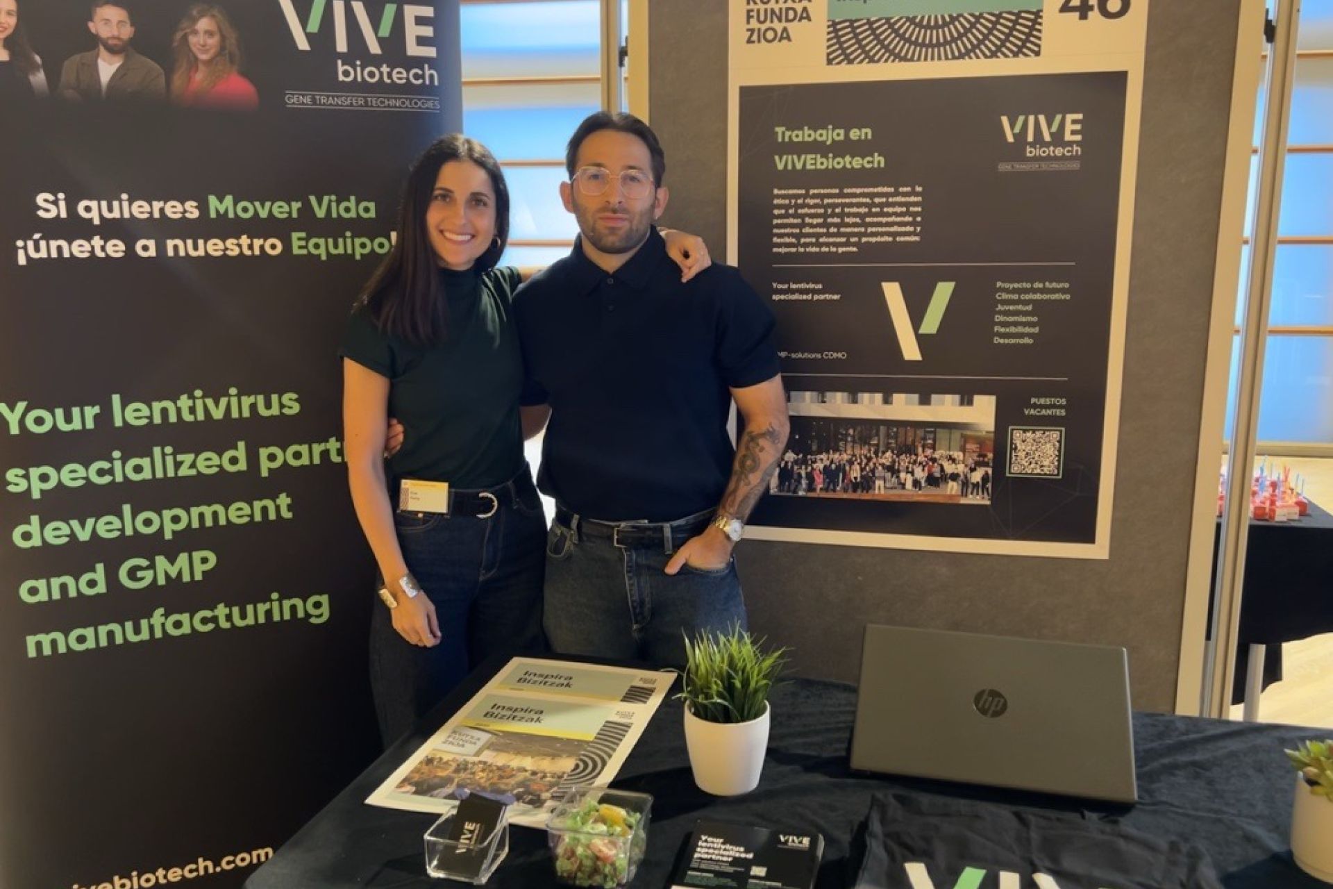 VIVEbiotech participates in “Inspira Bizitzak” to bring biotechnology closer to young people from Gipuzkoa